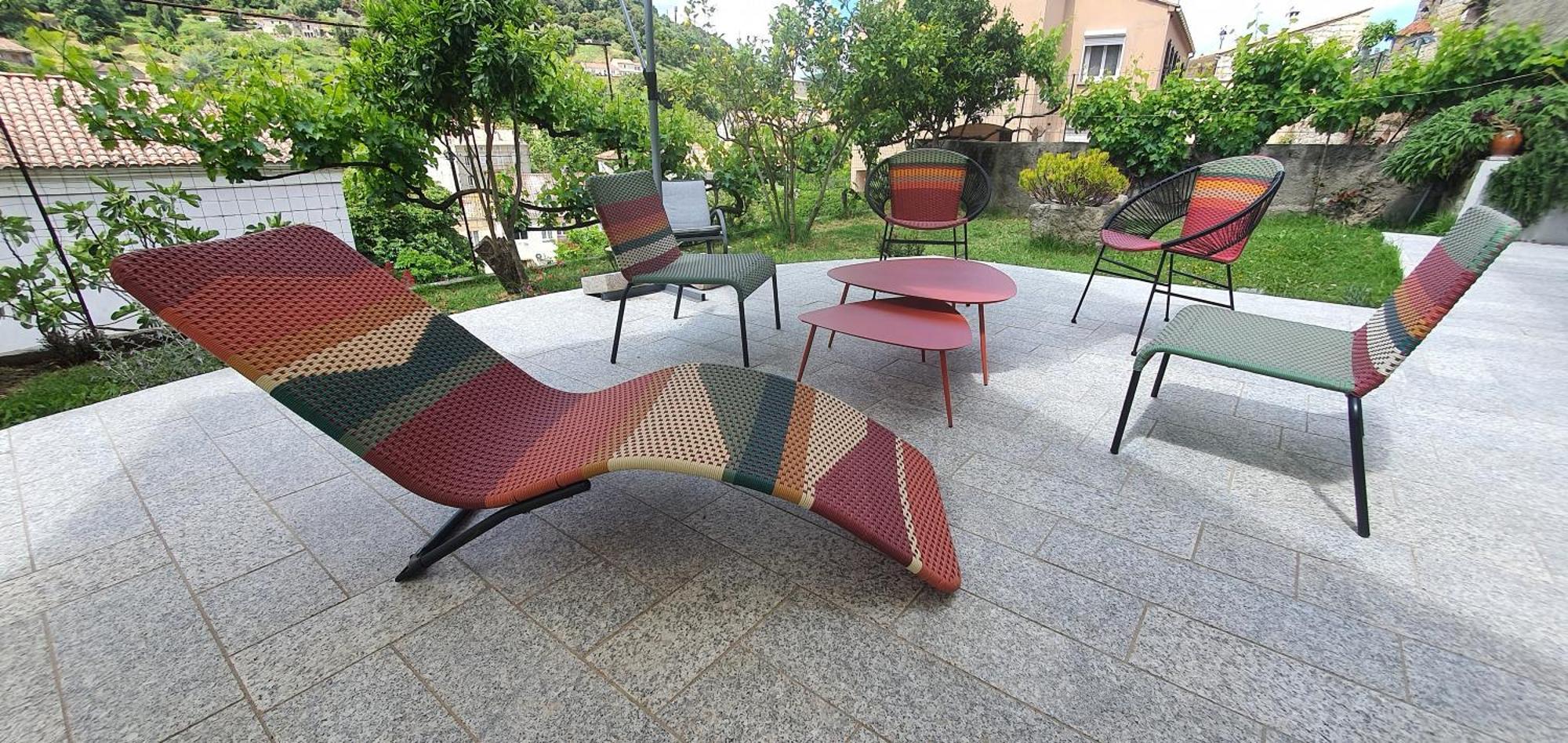 Charmant Appartement En Rez De Jardin Sartène Exterior foto